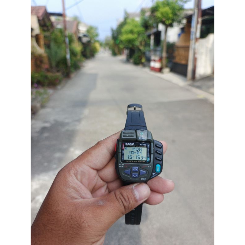 Jam Vintage Casio Cyber Cross Jg-100