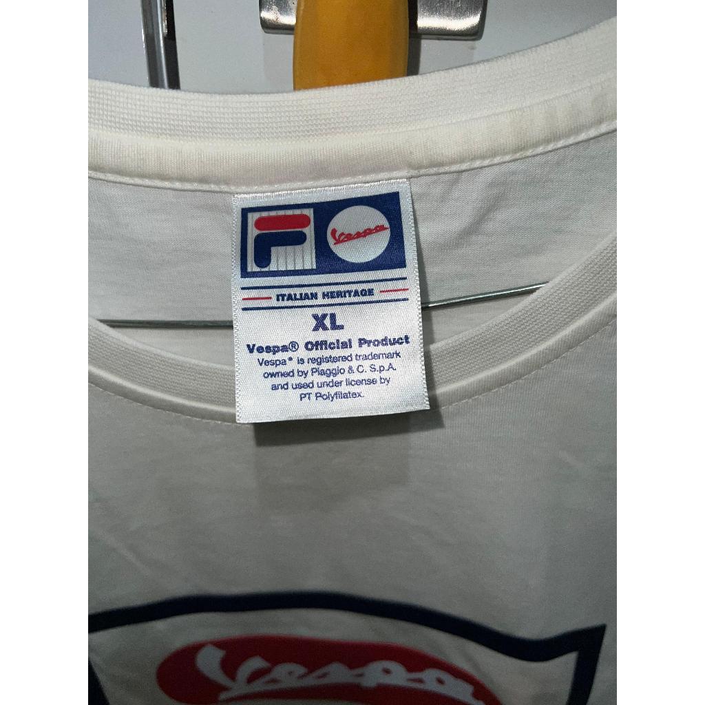 Kaos Fila X Vespa X Piagio