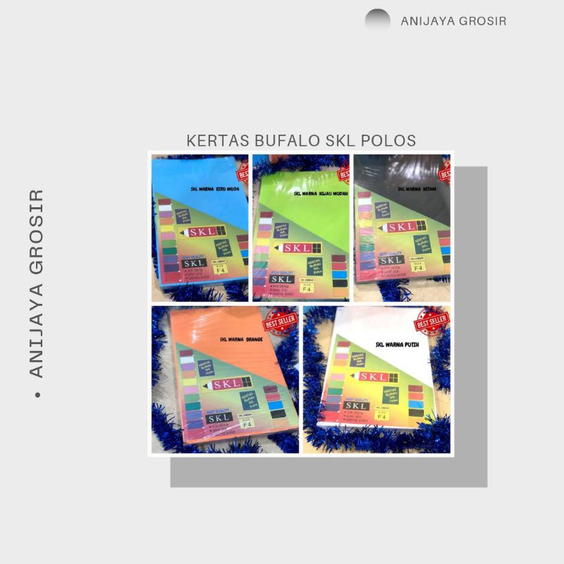 

KERTAS SKL BUFALO POLOS SIZE F4 ISI 100 LEMBAR Kantor Paper
