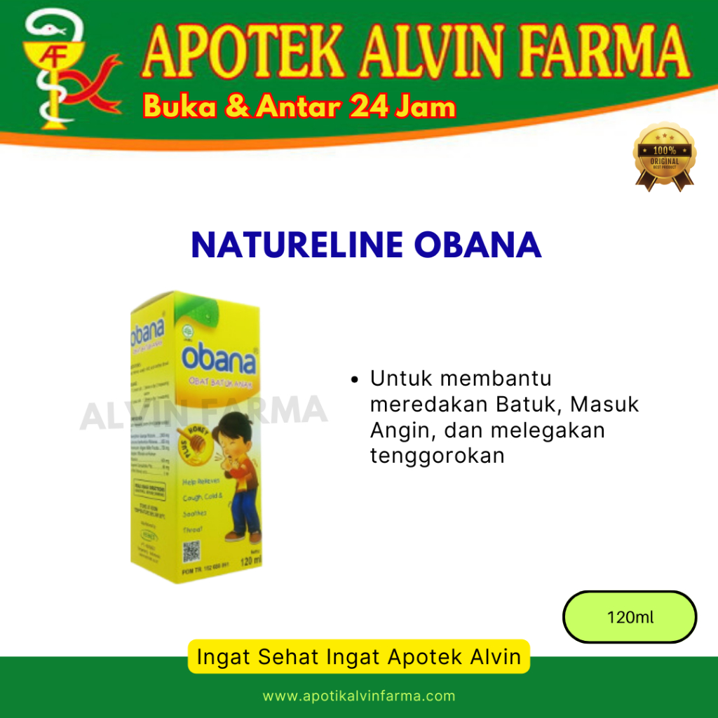 OBANA Obat Batuk & Masuk Angin Anak