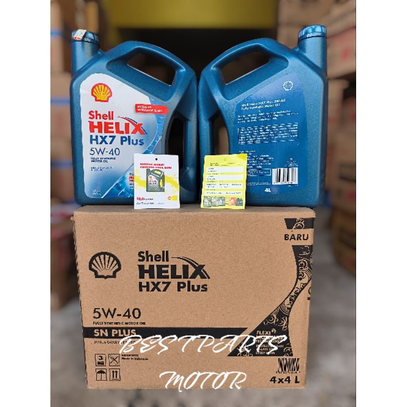 OLI SHELL HX7 4LITER (PERDUST) ISI 4GALON..