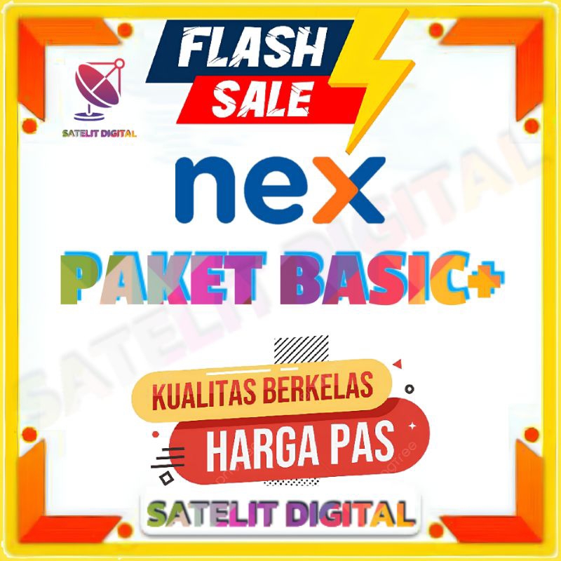 Paket BASIC+ 12 Bulan Nex Parabola-Mola Nex Parabola-Matrik Garuda