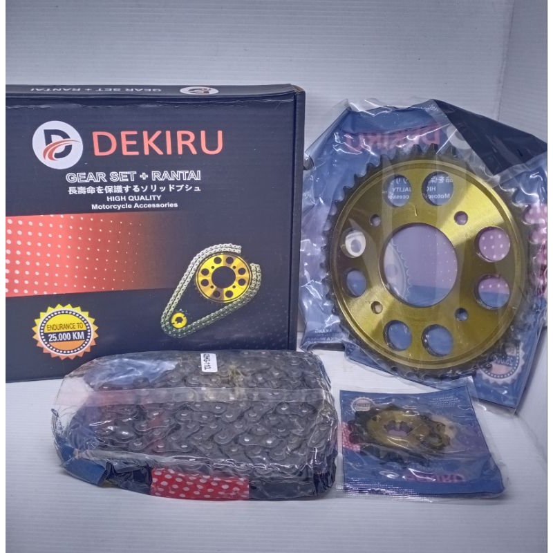 GEAR GIR SET GIR PAKET SUPRA FIT NEW 40T 14T 40T DEKIRU