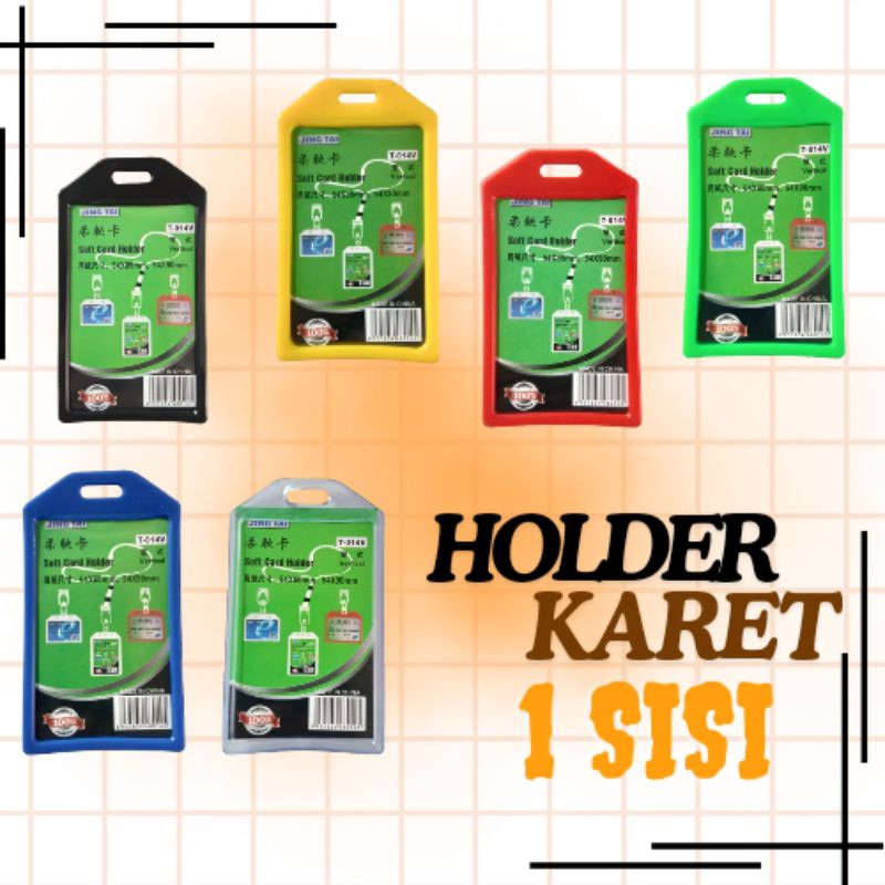 

Ready!Tempat Id Card/Holder Karet 1 Sisi Berkualitas dan Termurah Se Indonesia, Stok Melimpah