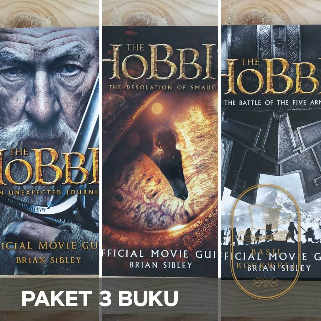 The Hobbit Official Movie Guide Book Paket 3 Buku Tolkien The Lord of the Rings
