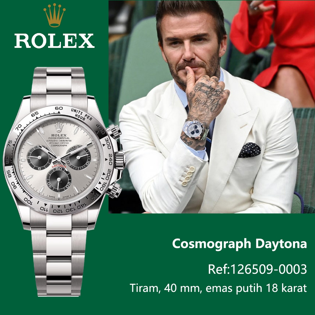 Rolex Asli Original 100%  Daytona M126509-0003 jam tangan pria otomatis Jam tangan mekanik Swiss