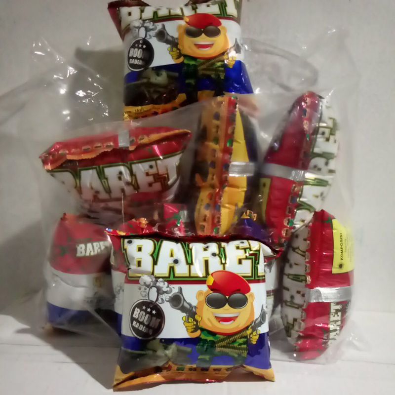 

BARET Super Snack Viral Ciki Berhadiah 1 Pak Isi 10 Pcs Chiki Jajanan Anak Hadiah Ulang Tahun Berhadiah Boom Uang Besar