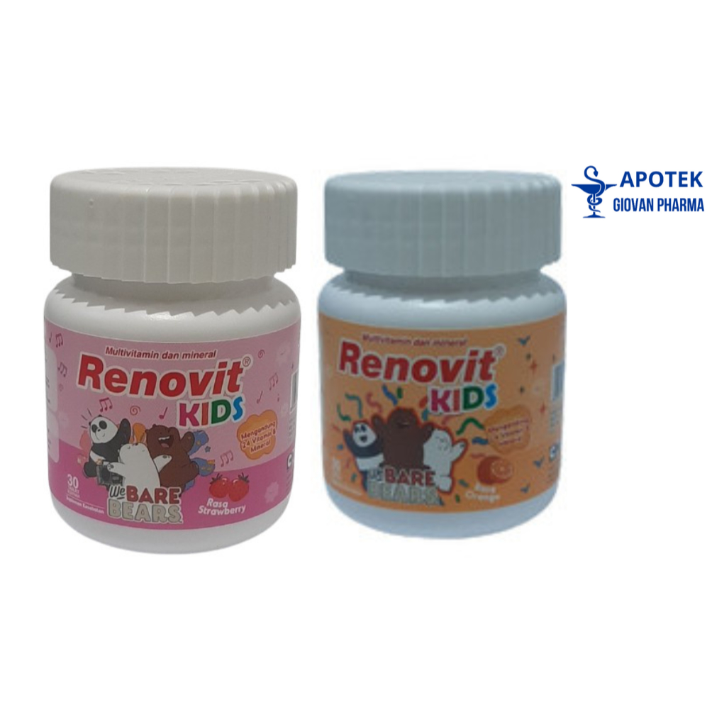 RENOVIT KIDS MULTIVITAMIN @ 30 TABLET KUNYAH