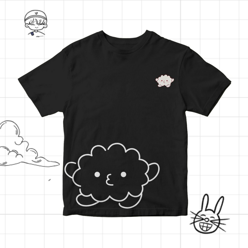 Custom Kaos Seventeen Miniteen (Ppyopuli/Woozi)