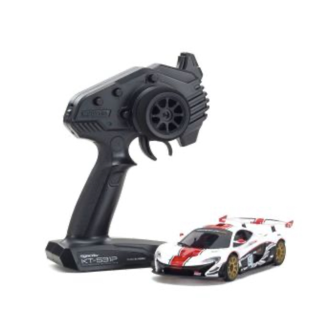 Kyosho MINI-Z RWD Series Ready Set McLaren P1™ GTR White/Red - KY32324WR