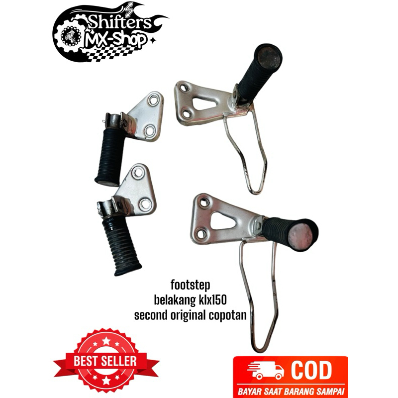 Footstep belakang original klx 150 - step belakang original klx150 s copotan motor
