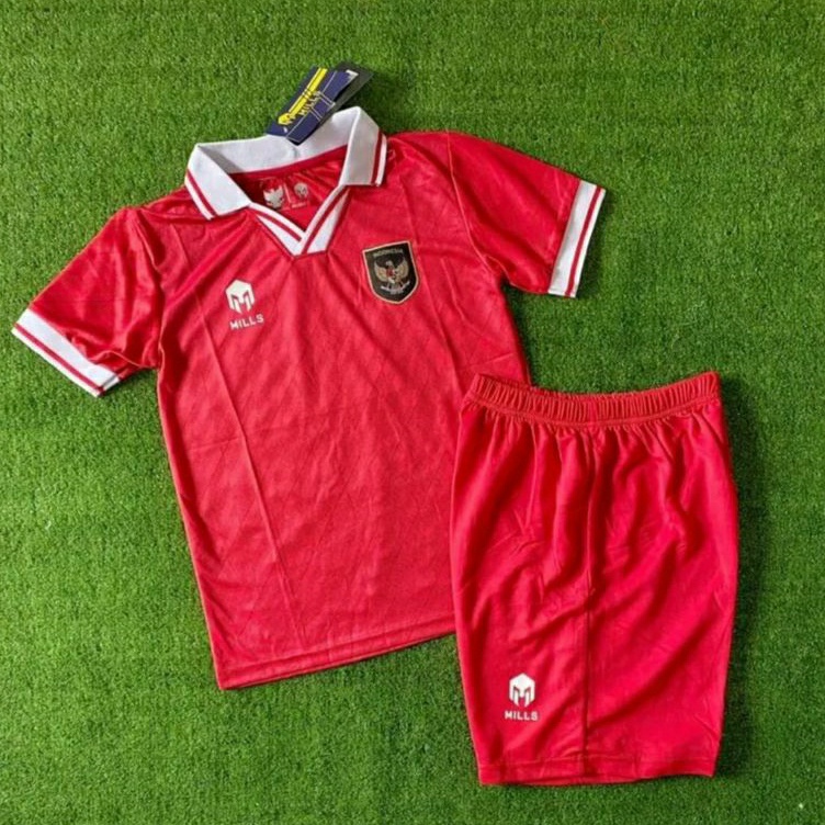 Dijamin Asli  JERSEY ANAK TIMNAS INDONESIA JERSEY TIMNAS ANAK USIA 2 SAMPAI 11 TAHUN