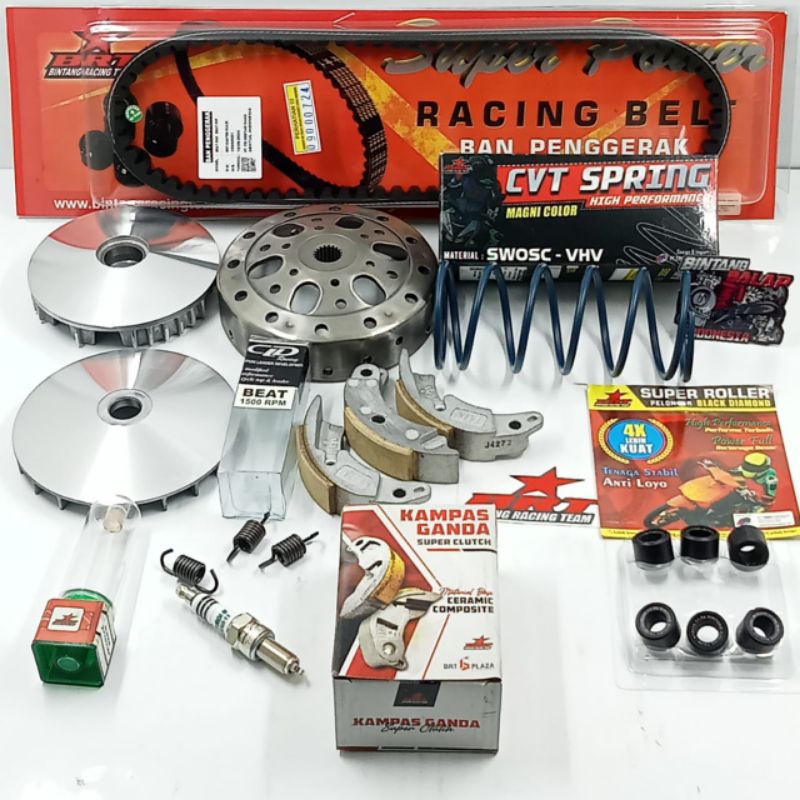 PAKET LENGKAP UPGRADE CVT MATIC BEAT POP BEAT FI ESP 2015-2019 VARIO 110 ESP LED SCOOPY FI ESP 2015-