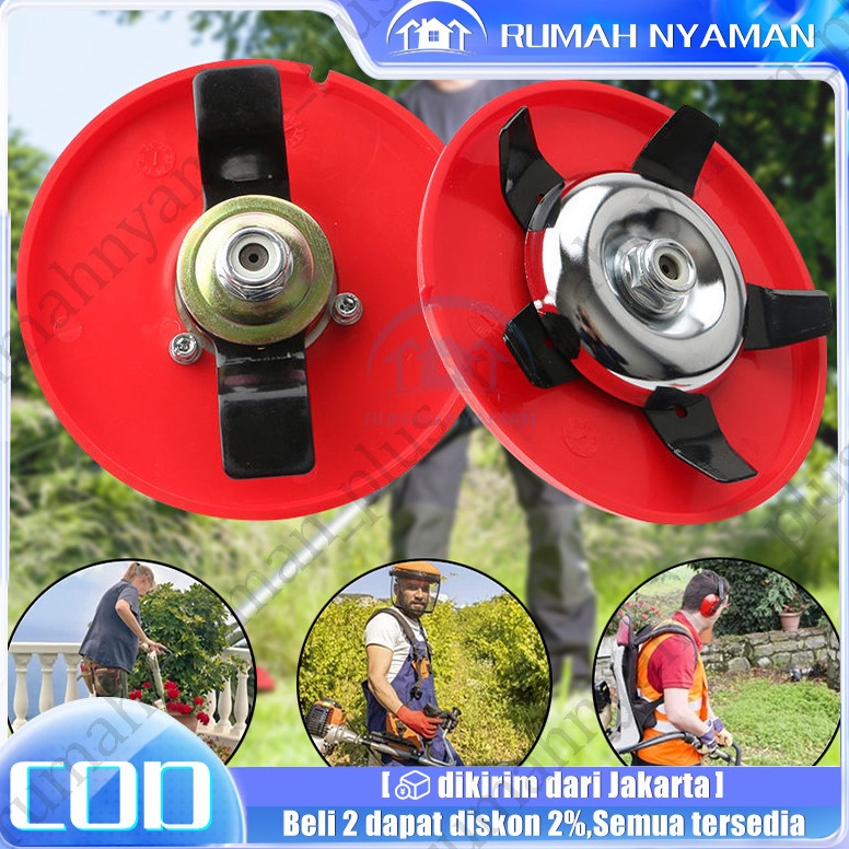 Paling Dicari Pisau matun Double Blade padi mesin potong rumput alat penyiang gulma alat matun padi 