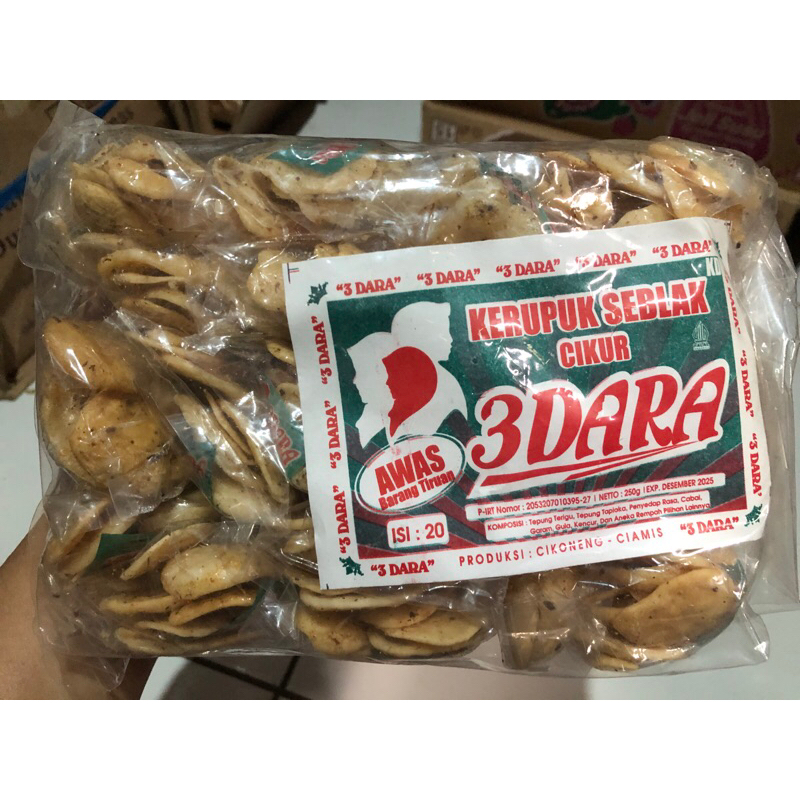 

Krupuk Seblak Cikur Tiga Dara