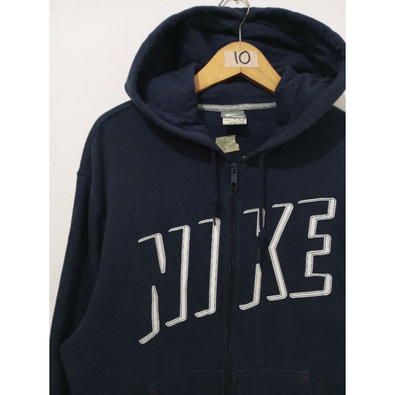 Hoodie Zipper NIKe Big Logo Second/thrift