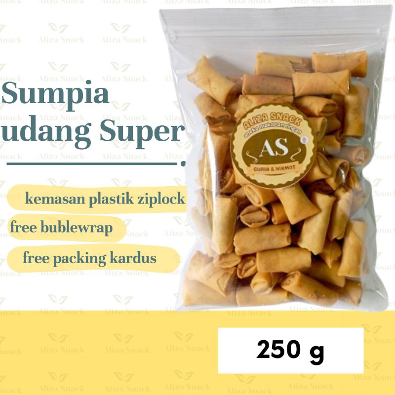 

AlizaSnack Sumpia Udang Super,Sumpia Ebi super,sumpia berkualitas