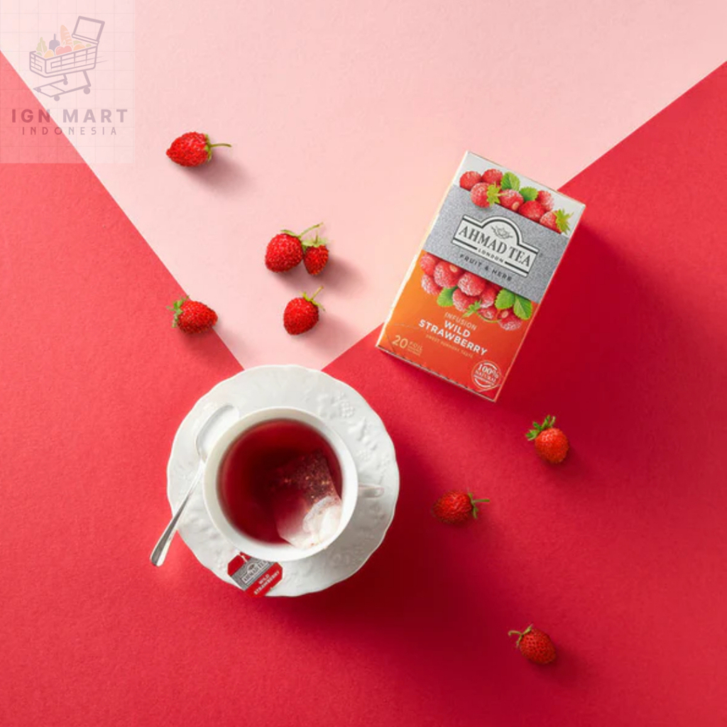 

Tea / Teh Ahmad Tea Wild Strawberry Infusion - Caffeine Free Tea