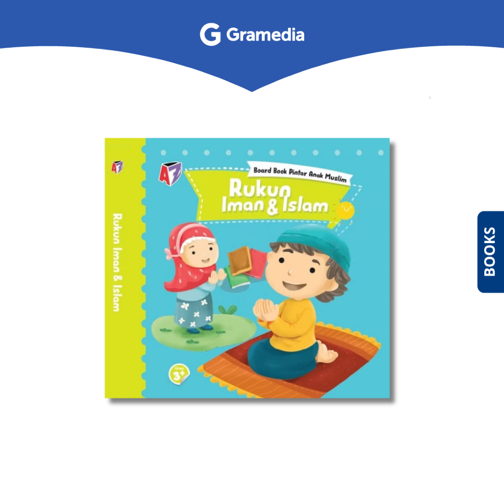 Gramedia Depok - Board Book Pintar Anak Muslim Rukun Iman & Islam (Premium)