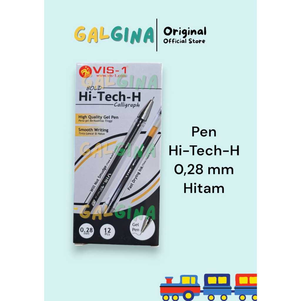 

Vis-1 Pen Gel Hi -Tech-H 0,28 mm Hitam
