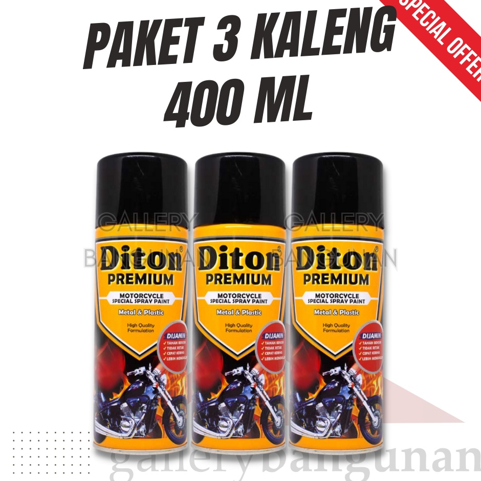 Cuci Gudang Diton Premium Paket 3 Kaleng Pylok Pilok Cat Semprot