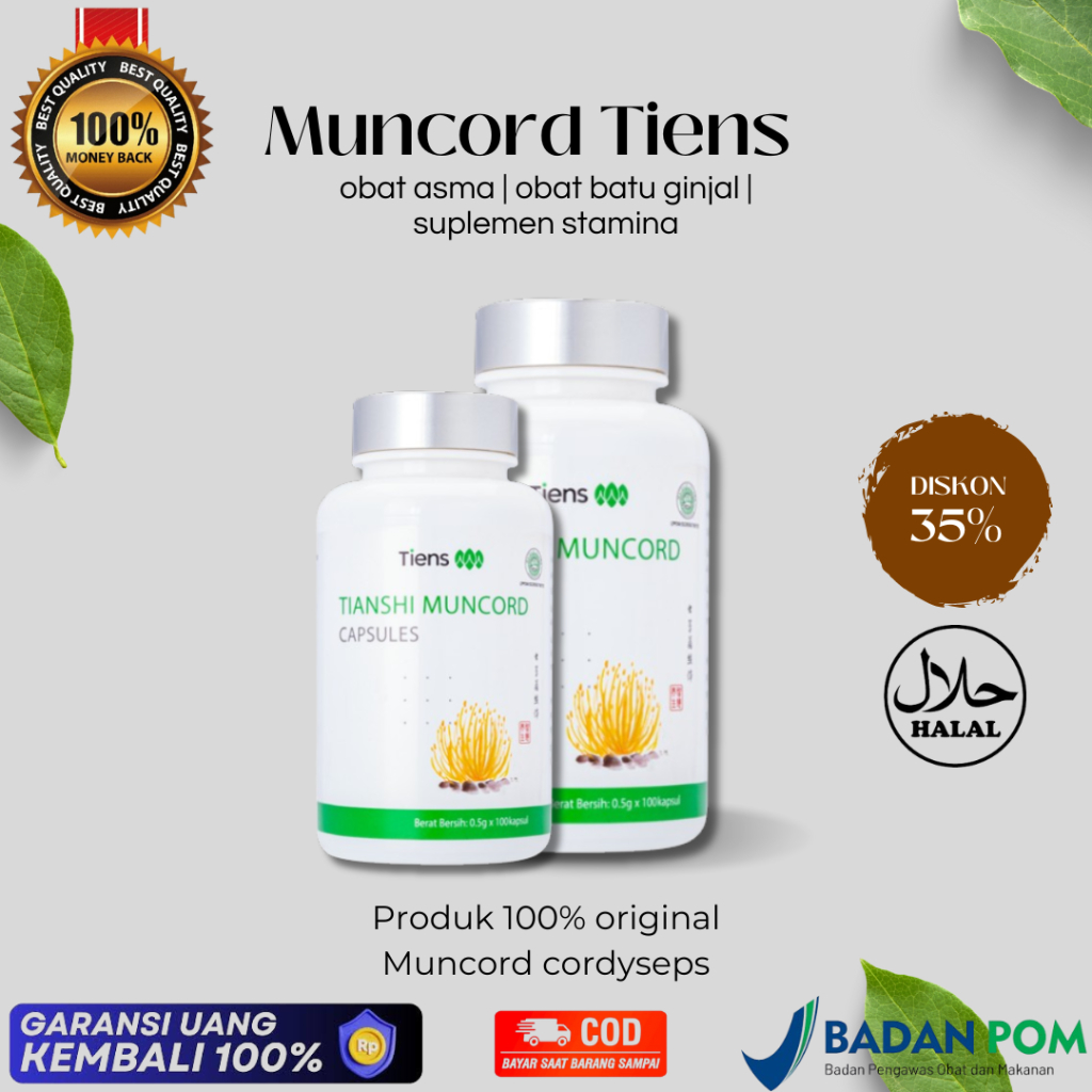 [BESELLER]Muncord Capsule Tiens Memelihara Kesehatan Ginjal Dan Memperbaiki Gagal Ginjal