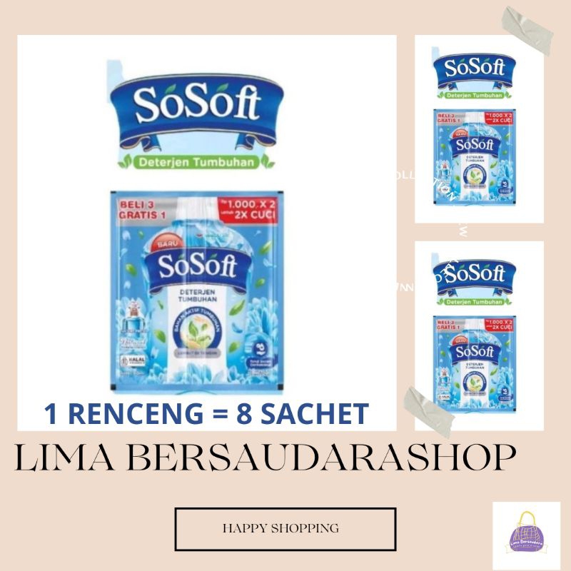 SOSOFT RENCENG ISI 8 SACHET