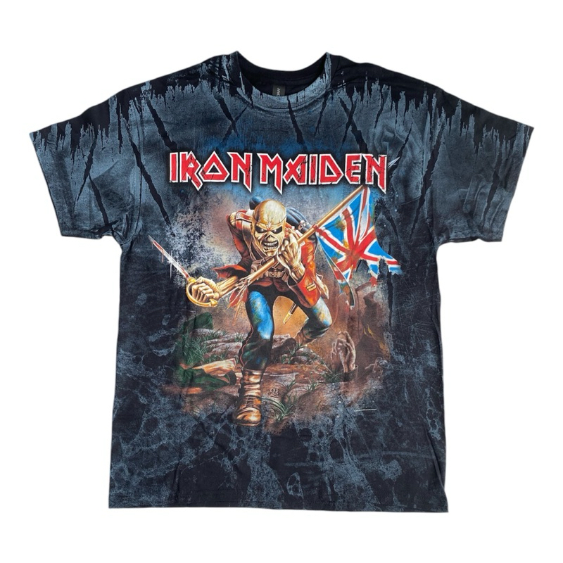Kaos tshirt IRON MAIDEN The Trooper Allover import original