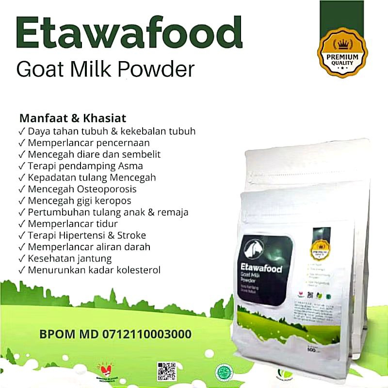 

Bisa COD Etawafood 1 kg Susu Kambing Etawa 1.000 gram