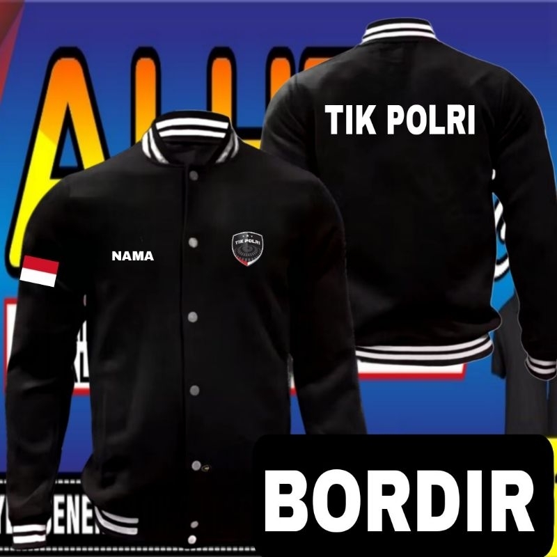 jaket Bordir Tik polri Jaket Tik polri jaket varsity tik polri Jaket baseball Tik polri jaket bomber