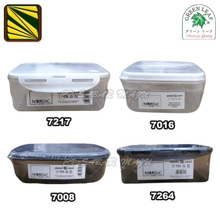 Greenleaf Tempat Bekal / Tempat Penyimpaan Makanan / Ompreng Plastik