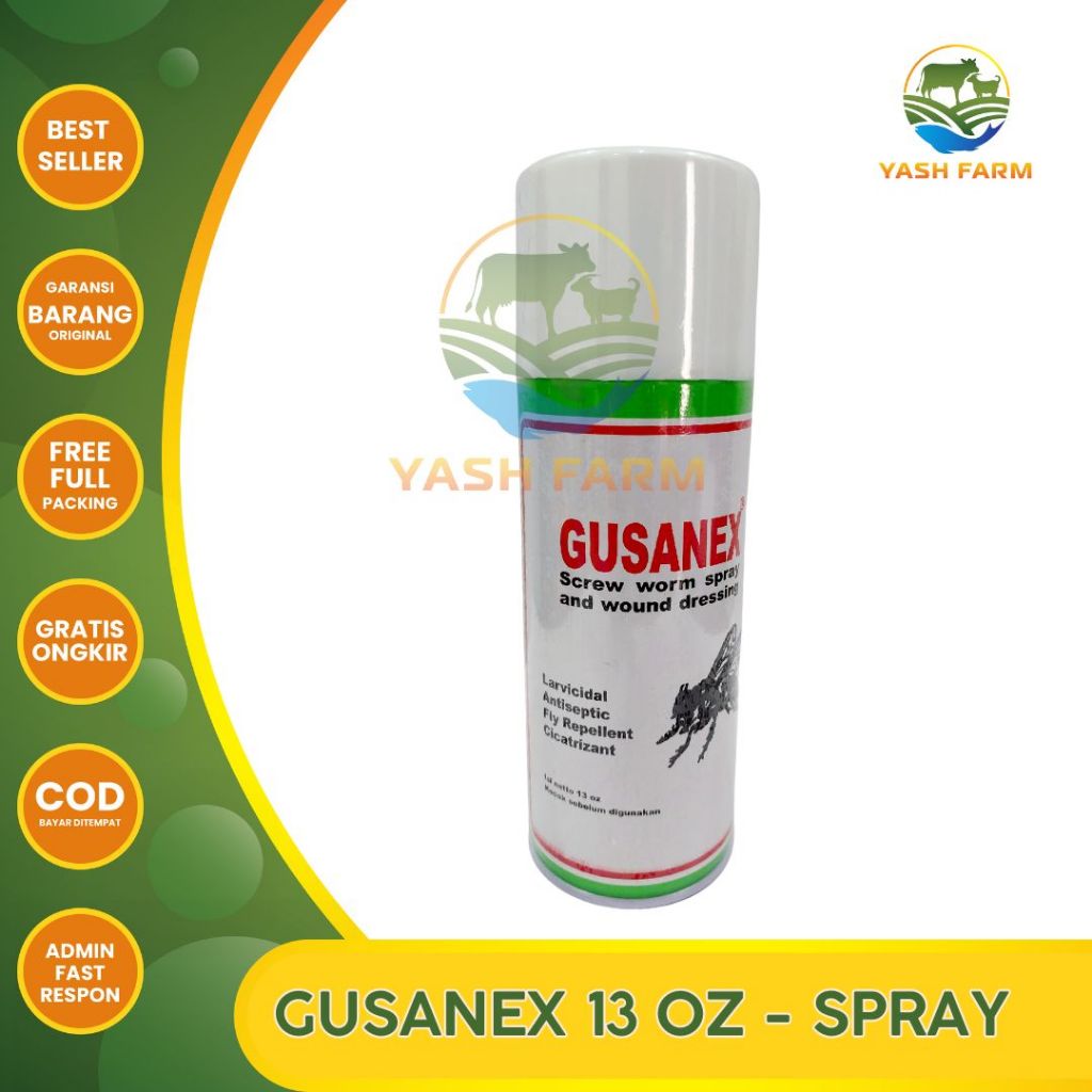 OBAT LUKA HEWAN GUSANEX SPRAY ORIGINAL