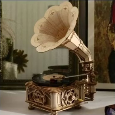 Robotime ROKR Classical Gramophone