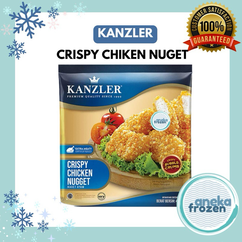 

[450g] kanzler crispy chicken nugget naget best seller soldf ast aneka frozen malang