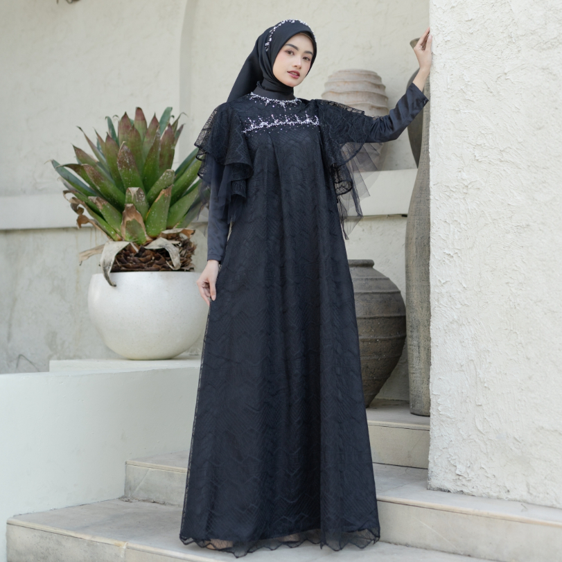 READY STOCK - LYF OFFICIAL - NAYARA DRESS - A LINE - GAUN - PANJANG - RESEPSI LAMARAN PREWED LEBARAN