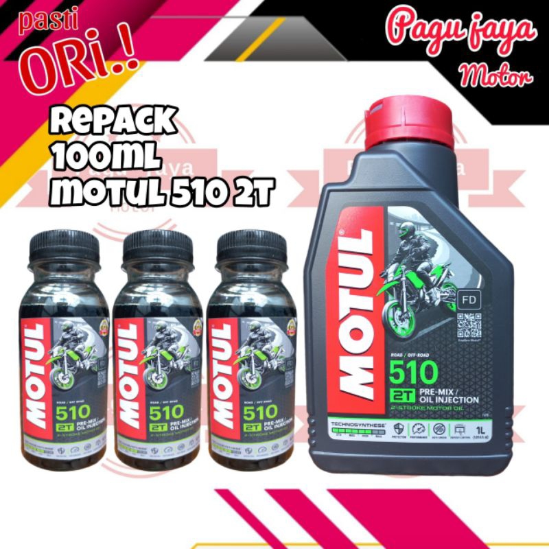 REPACK 100ML MOTUL 510 2T OLI SAMPING OLSAM.