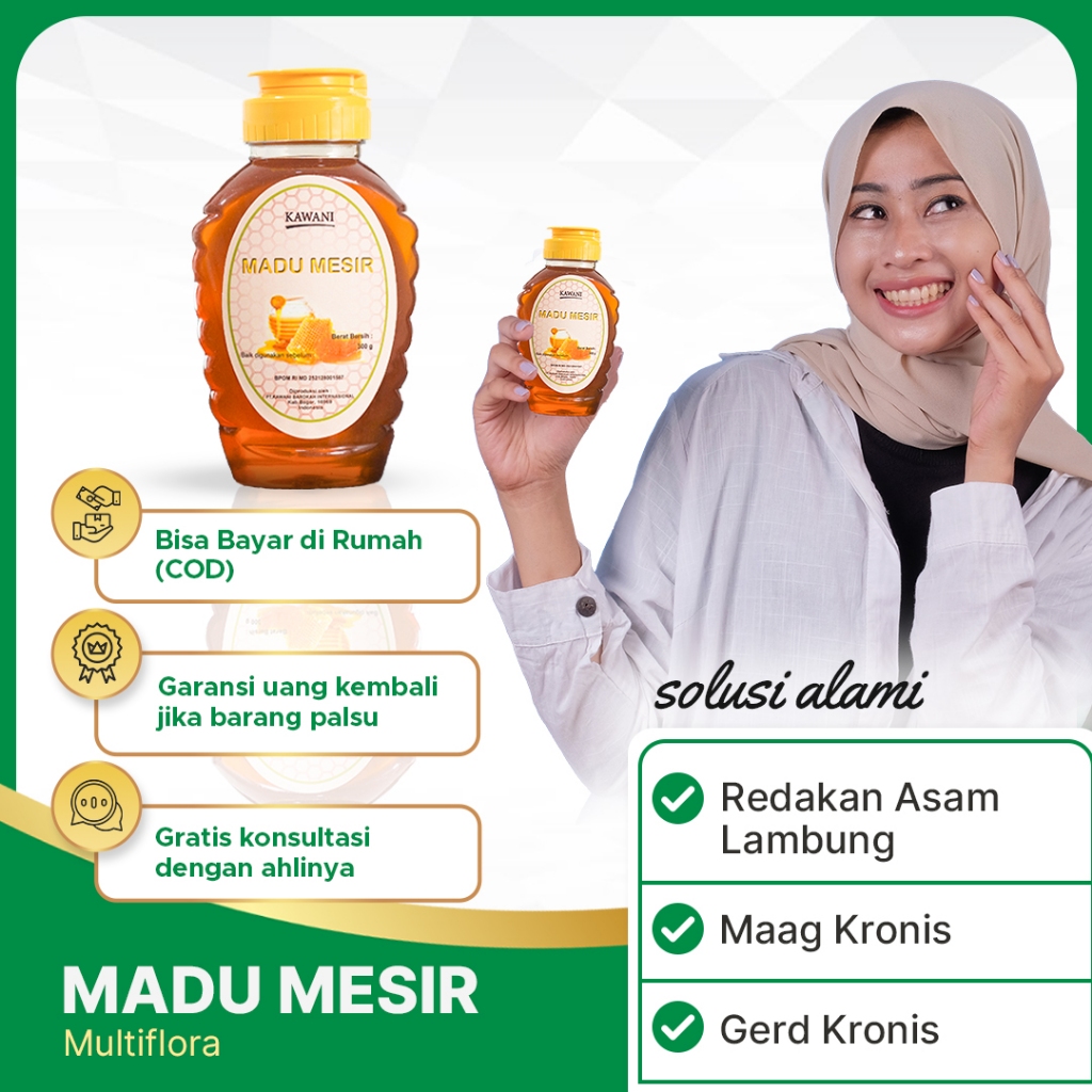 

Madu Mesir Multiflora Tanpa Campuran-Solusi Alami Redakan Asam Lambung Maag Kronis Gerd Kronis, 100% Ori dan Asli BPOM