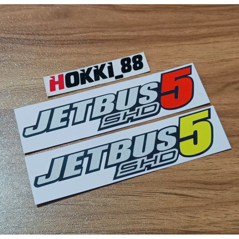 Stiker JETBUS 5 SHD Sticker BUS cutting
