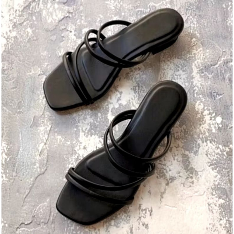 Sendal jepit Wanita Hak Tahu 3cm/Sandal Wanita/Sandal Teplek Wanita Hak Tahu