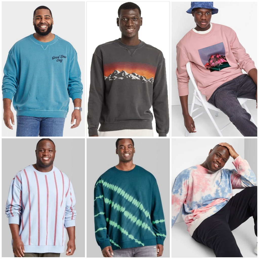 Sweater Goodfellow and Original Use Crewneck PullOver SweatShirt
