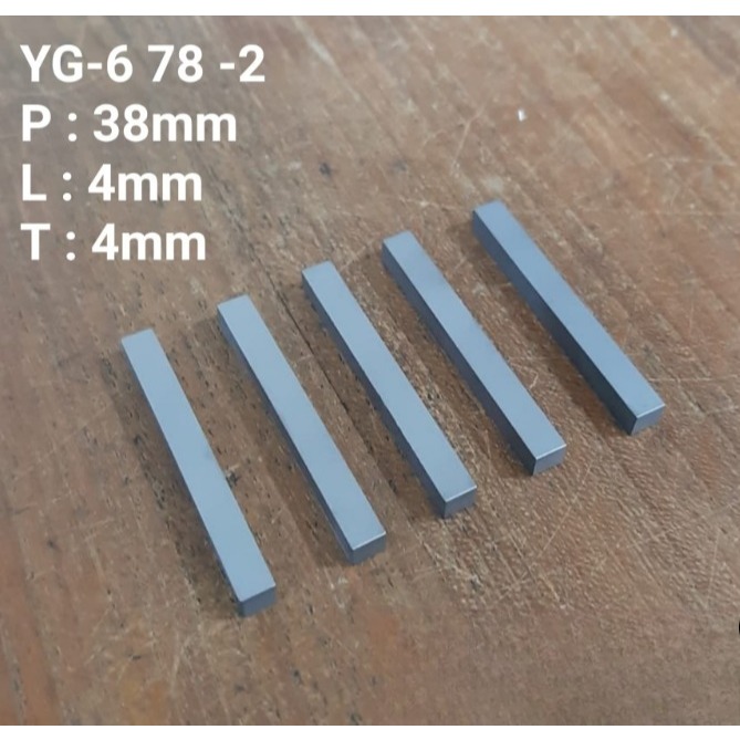 MATA WIDIA 78-2 ECER / YG-6 78-2 / YG6 78-2 / Pahat Bubut Widia / Betel Widia / Mata Bor Sumur