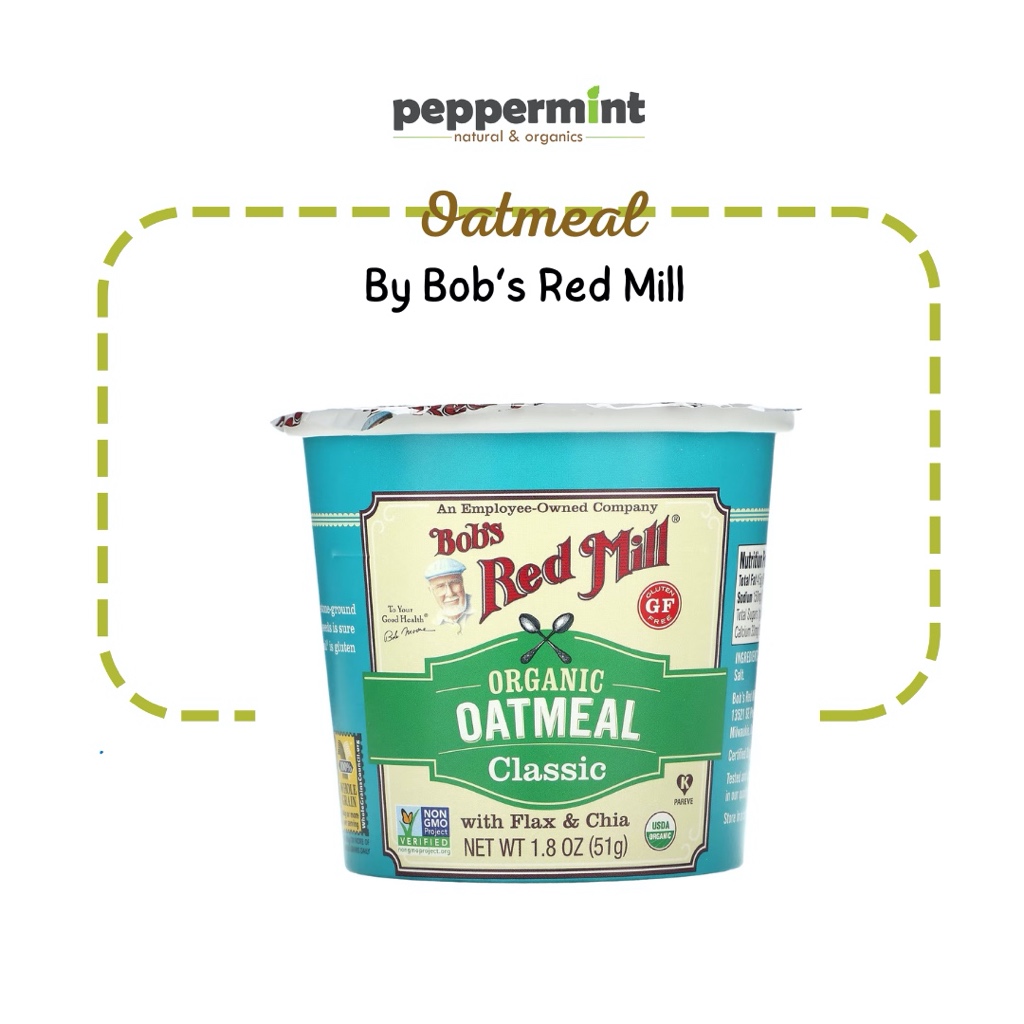 

Bob's Red Mill Gluten Free Organic Oatmeal Cup (51 gr) / Oatmeal Cup Instant