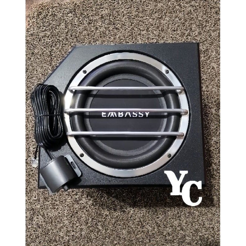 Subwoofer Aktif EMBASSY 8 Inch - Bassbox EMBASSY 8 Inch - Speaker Aktif Bassbox Mobil EMBASSY 8 Inch