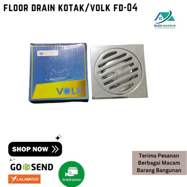 FLOOR DRAIN KOTAK/ VOLK FD-04