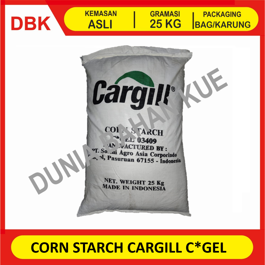 

CORN STARCH CARGILL C*GEL - 1 BAG 25 KG / TEPUNG MAIZENA CARGILL