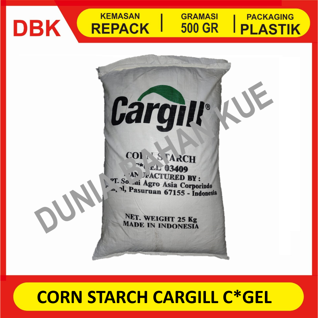 

CORN STARCH CARGILL C*GEL - REPACK 500 GR / TEPUNG MAIZENA CARGILL