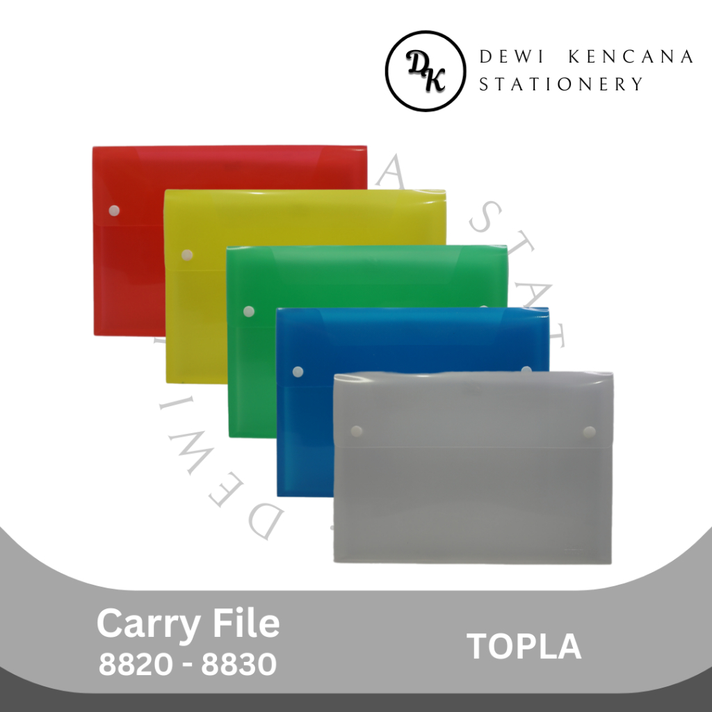 

Carry File Topla Folio / Map dokumen / Map Berkas Transparan