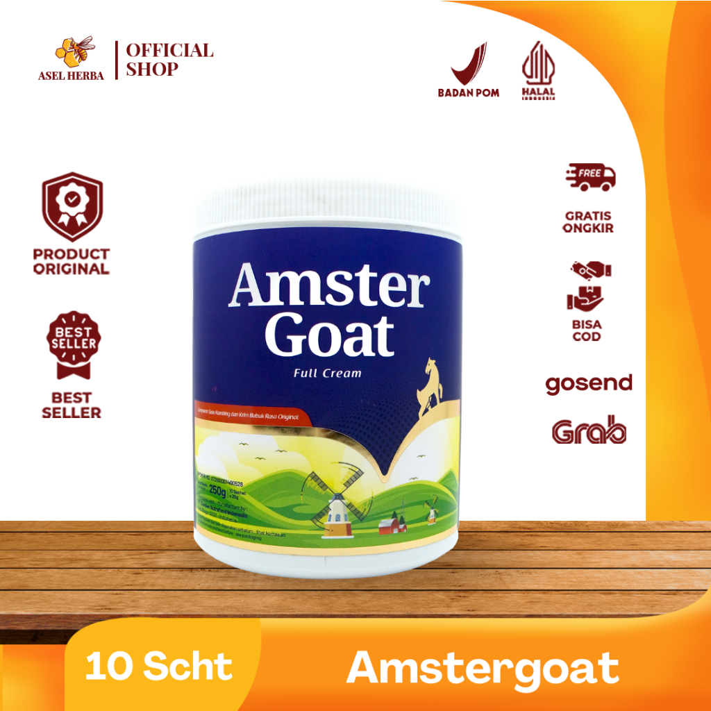 

Amstergoat - Susu Kambing 10 Sachet - Membantu Atasi Sembelit dan Masalah Pencernaan