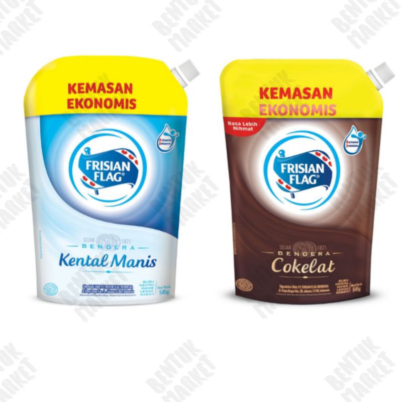 

FRISIAN FLAG Susu Kental Manis Coklat 545gr / FRISIAN FLAG Susu Kental Manis Putih 545gr / Susu Bendera / Susu Cair