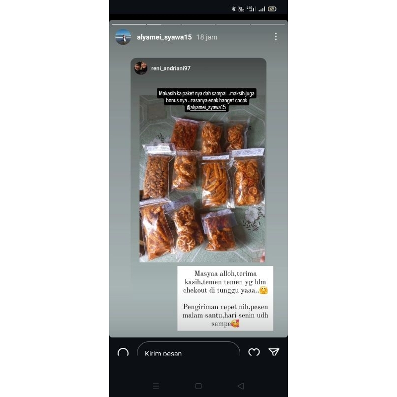 

Paket 4 PCS SEBRING STANTING PEDAS DAUN JERUK/ SEBLAK KERING/ FOOD/ MAKANAN UNTUK DIJUAL LAGI/ MAKANAN PEDAS / INDIGOSTORE15/ KERUPUK VIRAL/ SEBRING